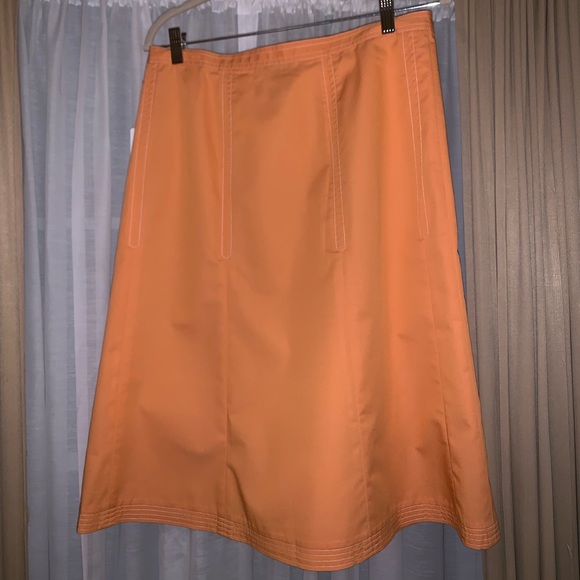 NWT Doncaster Orange/Peach skirt size 10 - Picture 2 of 4